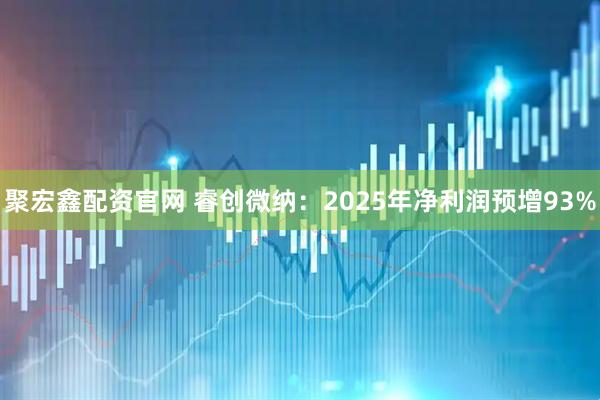 聚宏鑫配资官网 睿创微纳：2025年净利润预增93%