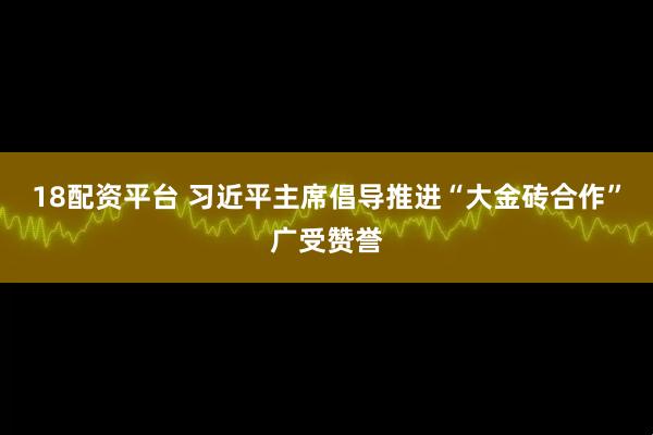 18配资平台 习近平主席倡导推进“大金砖合作”广受赞誉